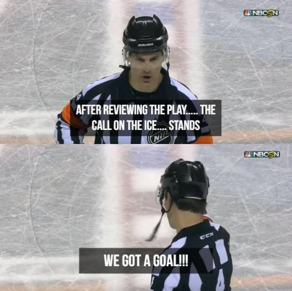 NHL Referees Don’t Filter What They Say