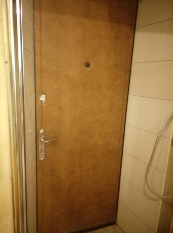 Strange Place And Strange Door For A WC