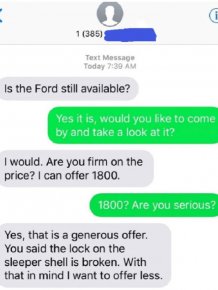 Guy Tries To Sell His Truck Online And Meets The Worst Buyer Ever
