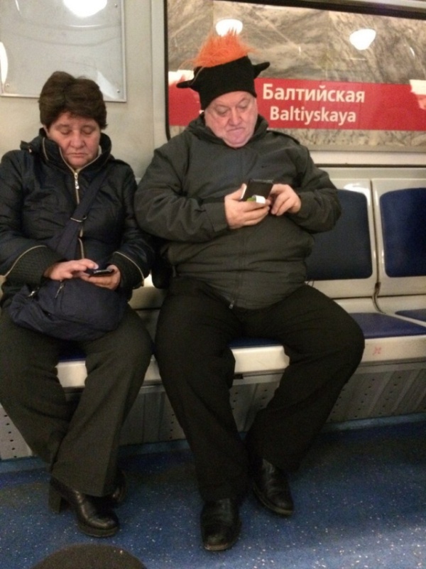 Seen in The Russian Subway