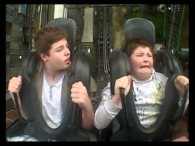 Terrified Roller Coaster Riders