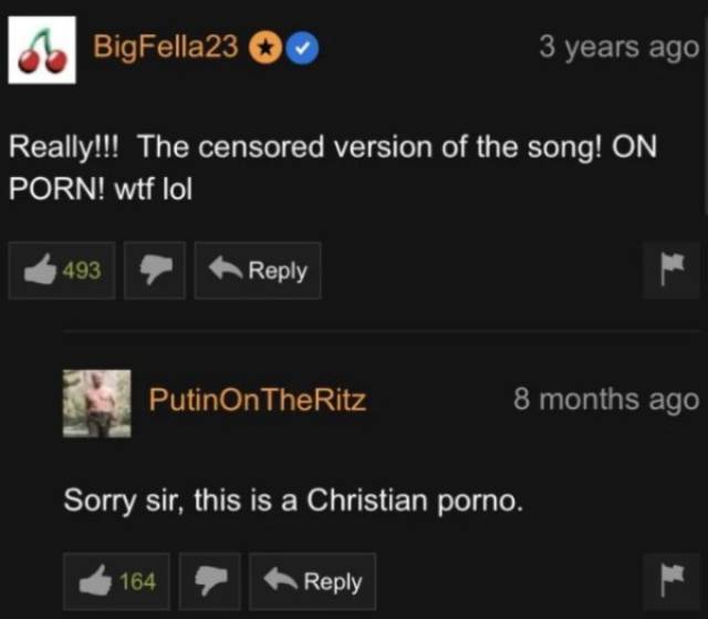 Unbelievable Pornhub Comments
