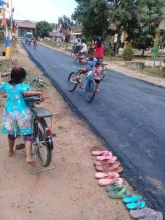 This Village Has A Decent Road For The First Time