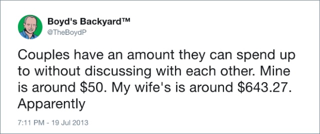 Husbands Tweet About Marriage