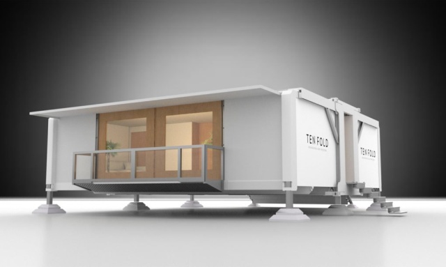 These Self-Deploying Buildings Pop Up In 8 Minutes Flat