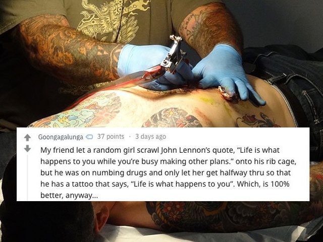 Tattoo Stories And Fails