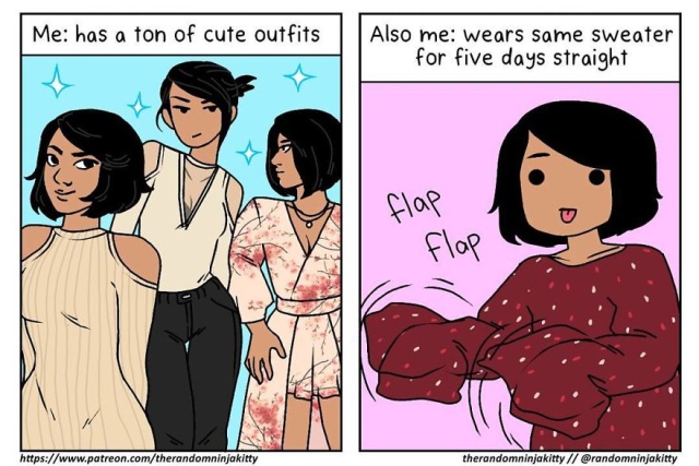 Artist Illustrates Her Daily Struggles As A Woman In Hilarious Comics