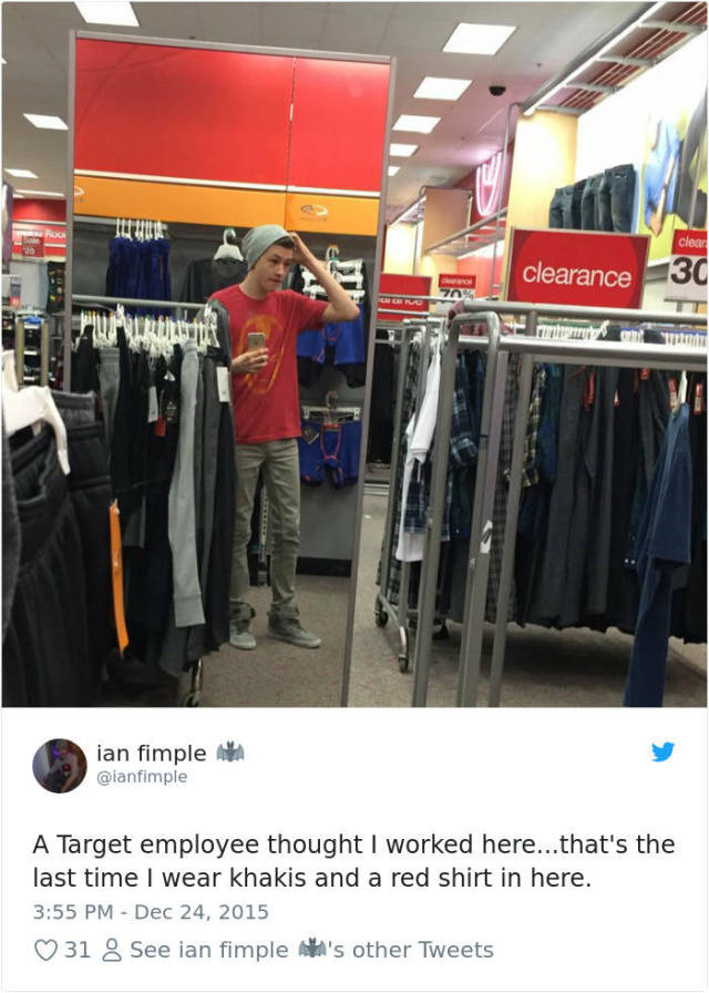 Don't Wear Red Clothes To Target