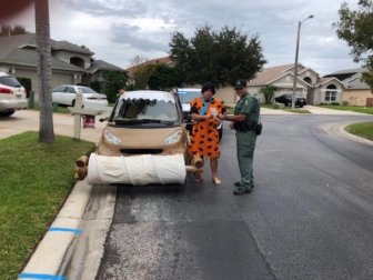 Cops Stopped Flinstones Cars