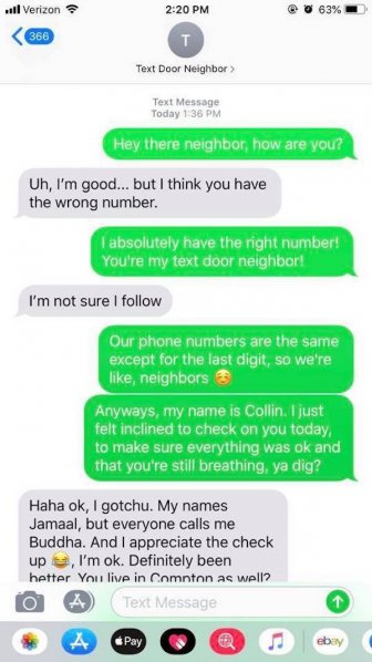 An Unexpected Turn Of Events After A Wrong Number Text