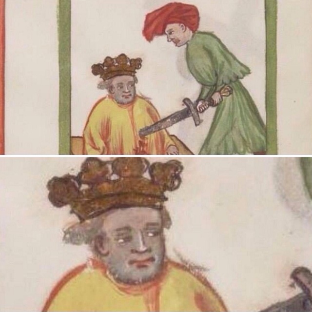 People Getting Stabbed In Medieval Art Who Just Don’t Give a Damn