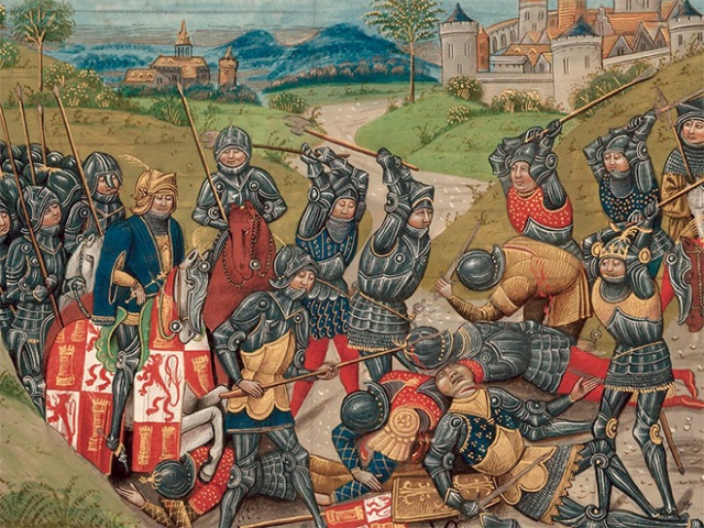 People Getting Stabbed In Medieval Art Who Just Don’t Give a Damn