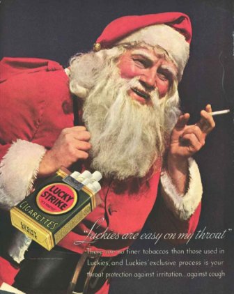Vintage Tobacco Christmas Ads