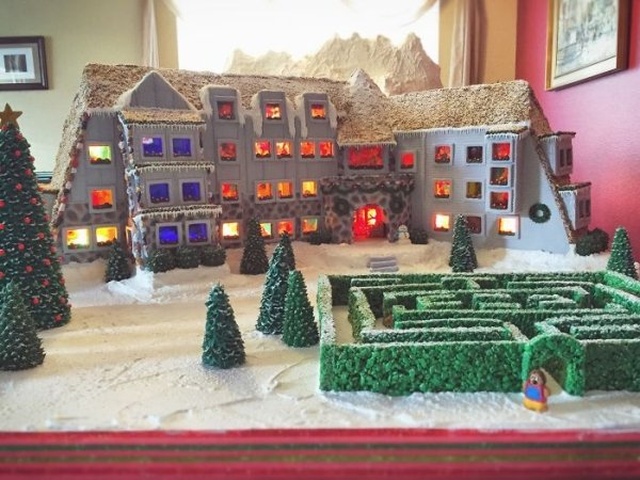A ‘Shining’ Themed Gingerbread House