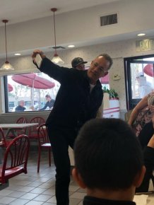 Tom Hanks Surprises Fans at In-N-Out Burger and Buys Them Lunch