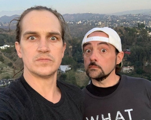 Jason Mewes And Kevin Smith In 1994 and 2019, part 2019