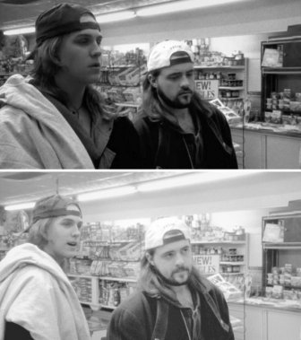 Jason Mewes And Kevin Smith In 1994 and 2019