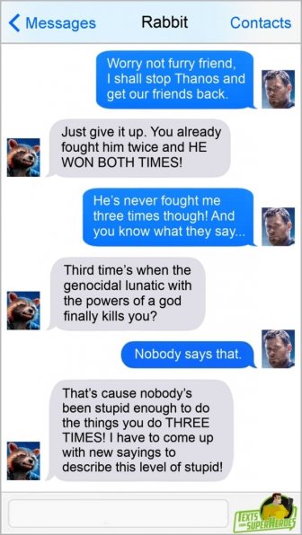 Texts From Superheroes