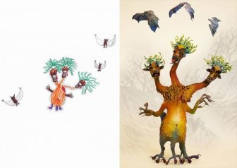 Artists Make Kids’ Monster Doodles