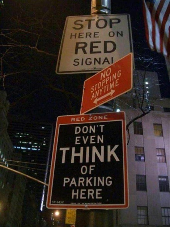 No, Wrong Sign!