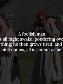 Words Of Wisdom From The Real Viking Age