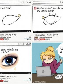 Light-Hearted Comics By French Artist About Her Daily Struggles