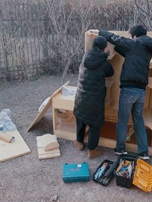 Chinese Engineer Builds An AI-Powered Shelter For Stray Cats That Has A Facial Recognition System