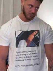 Girl Gave This T-shirt To Her Boyfriend