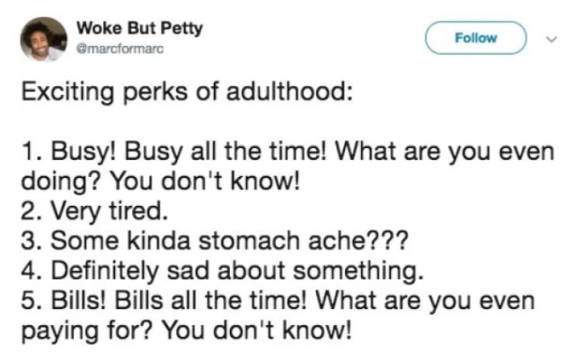 Being Adult Sucks