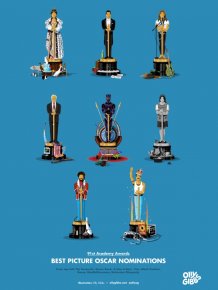 2019 Oscars Best Picture Nominees Illustration