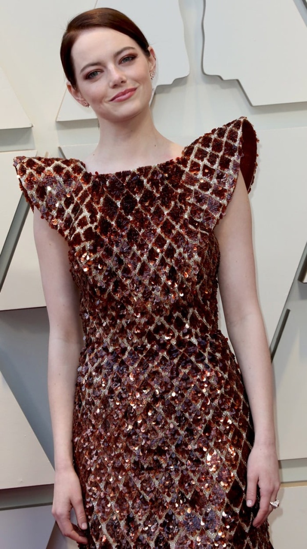 Emma Stone's Dress at 2019 Oscars Looks Like...