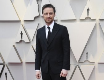 James McAvoy’s Shirt Is Covered in Oscar Autographs for Charity