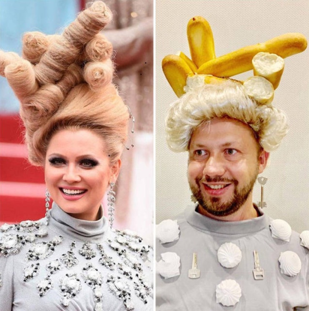 A Russian Blogger Shows Funny Celebrity Cosplays 