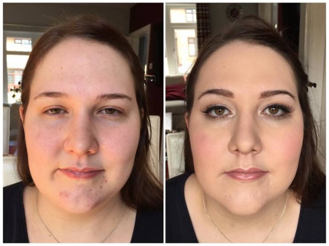 Wedding Makeup Before And After