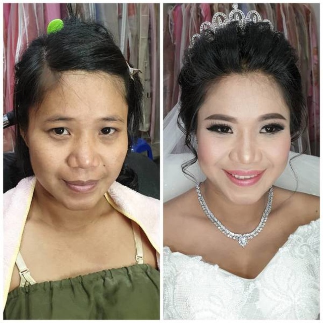 Wedding Makeup Before And After