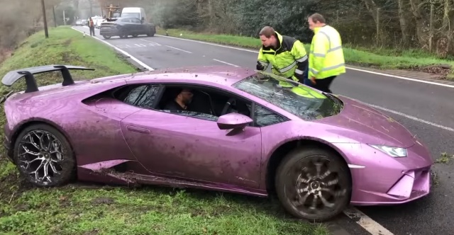 A Crypto Millionaire Left His Crashed Lamborghini In Ditch And Took A Taxi To Office