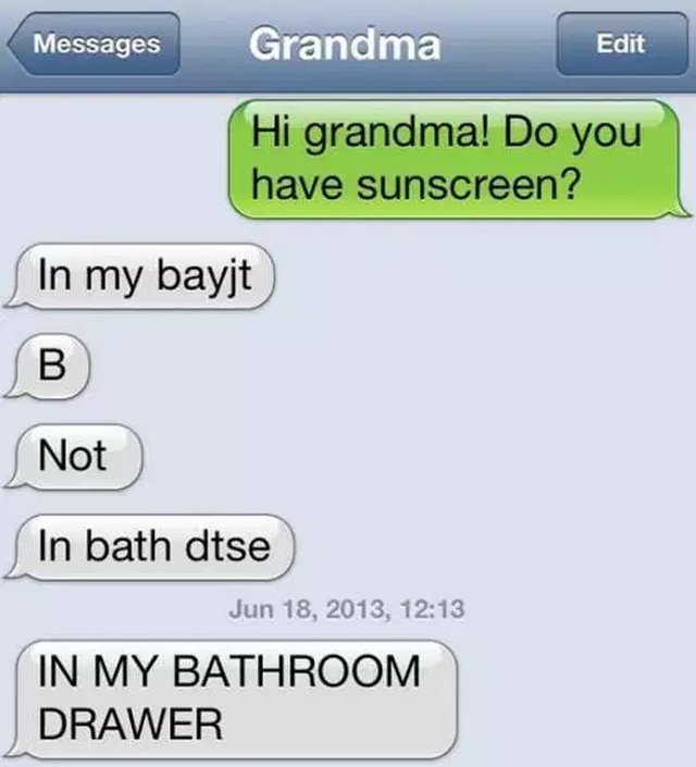 Grandparents Who Are Good At Texting