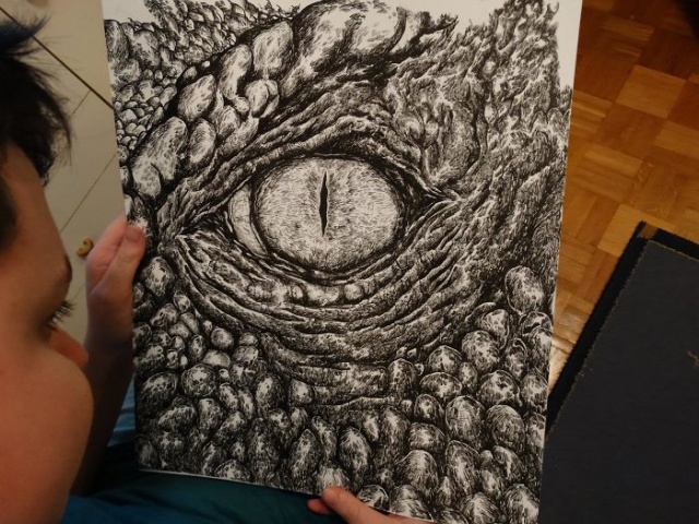 Started At 4, Here Is What He Has Drawn By Age 16, part 16