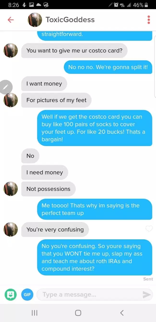 This Is How You Troll A Gold Digger On Tinder