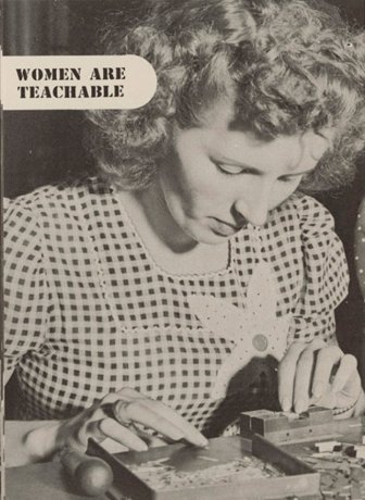 “Women Are Teachable” Booklet From 1940s