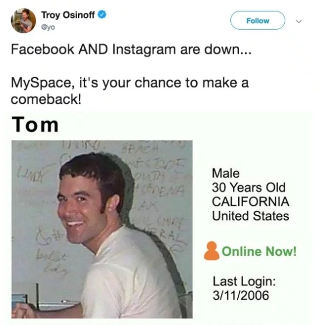 Facebook & Instagram Shutdown Memes