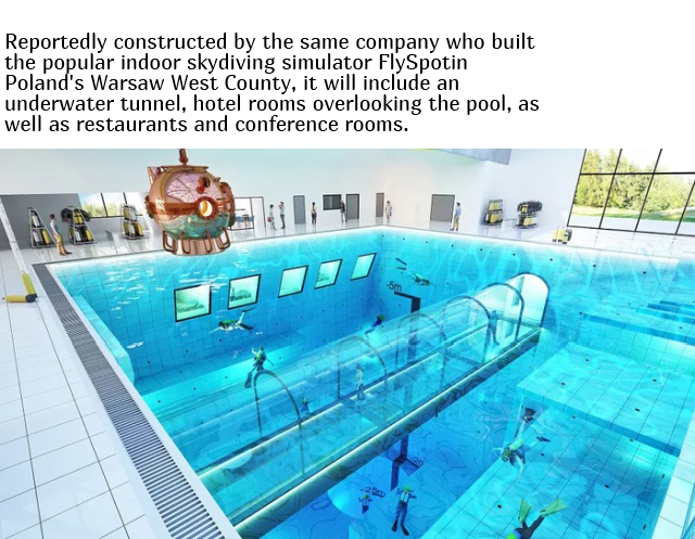 World’s Deepest Swimming Pool To Be Opened In Poland This Year
