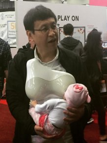 Japanese Device Allows Fathers to Breastfeed Their Babies