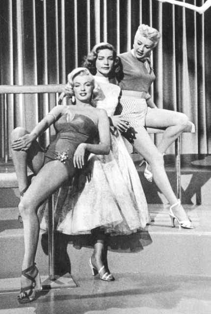 Behind-the-Scenes Photos of Betty Grable, Lauren Bacall and Marilyn Monroe Together in "How to Marry a Millionaire"