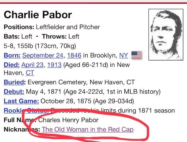 Cool Old Time Baseball Nicknames