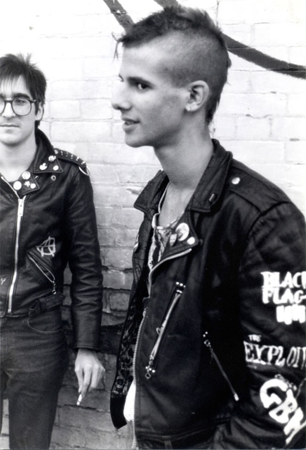 Punk Black Leather Jackets Were Cool
