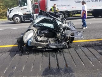 Driver Survives A Terrible Crash