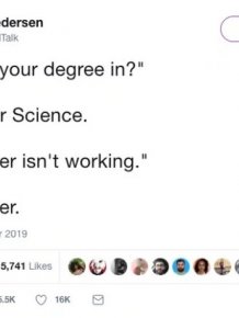 People Tweet The Most Common Responses They Get After Sharing What's Their Degree In