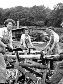 Lumberjack Women During World War II
