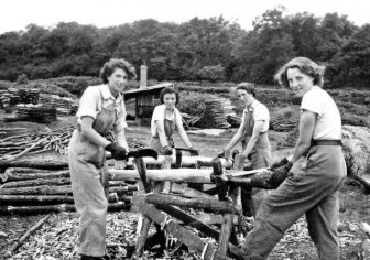 Lumberjack Women During World War II